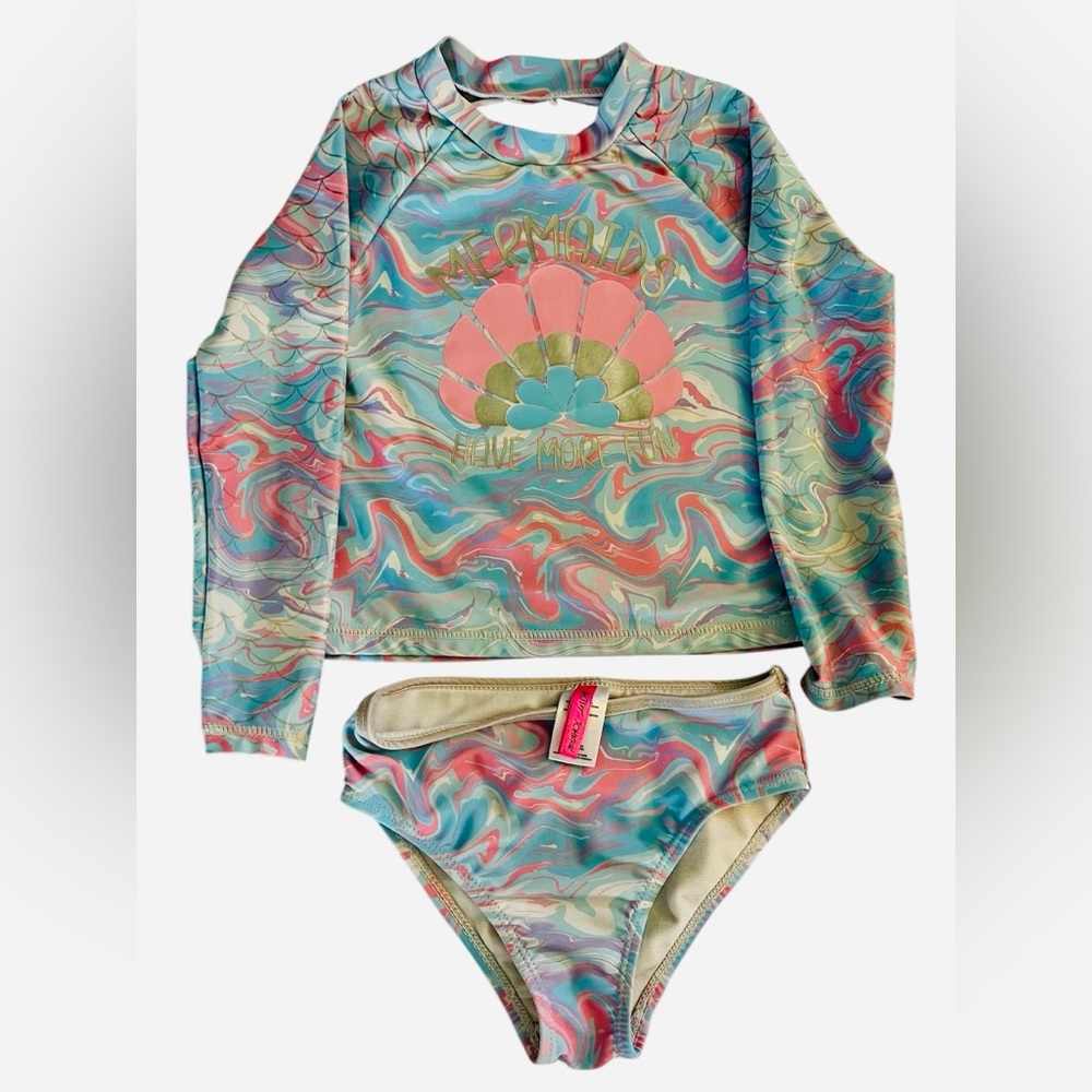 Hostess Pick 💥🥳Vibrant Pink and Blue Betsey Johnson Swimwear